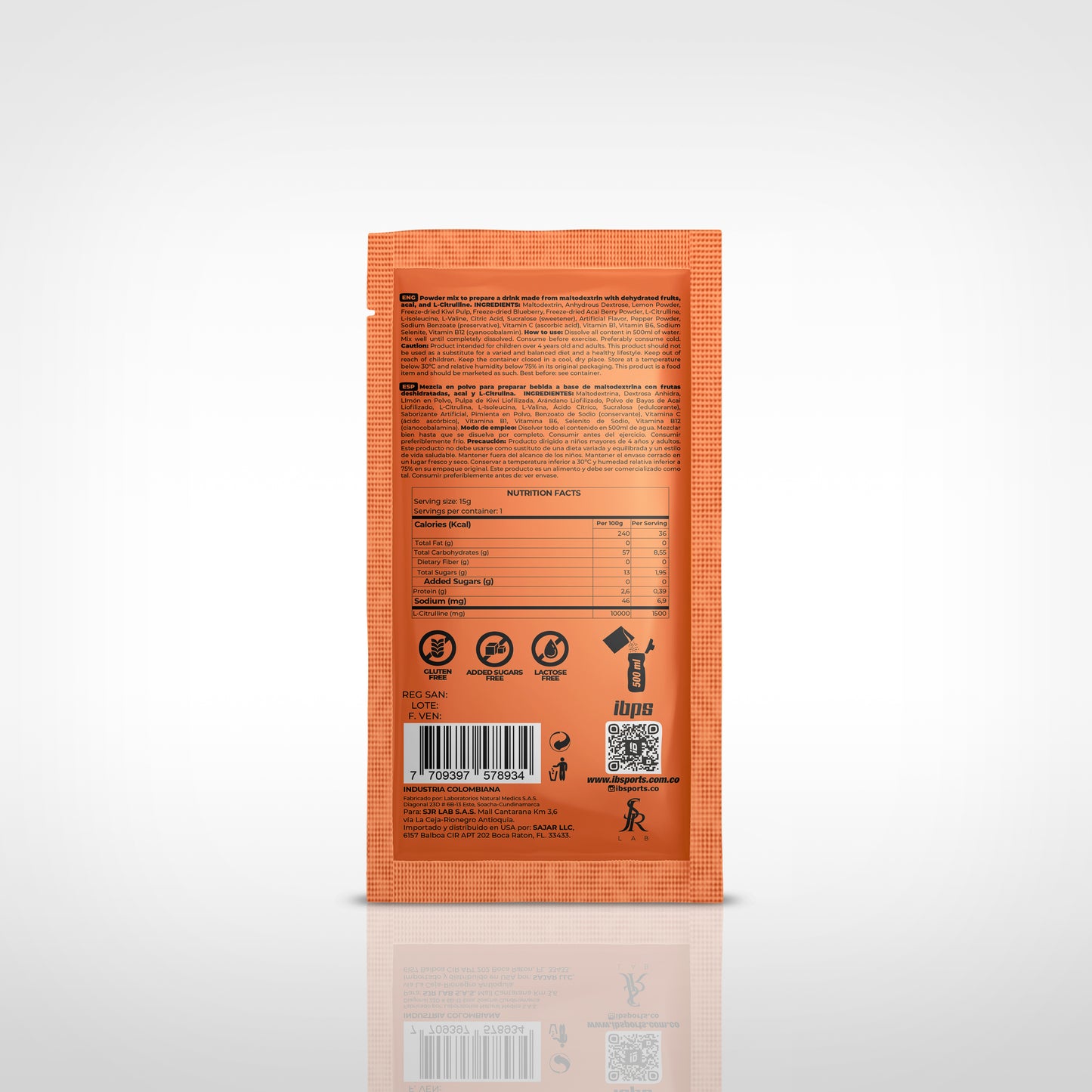 FUELMAX - Pre-entreno (sabor mandarina)