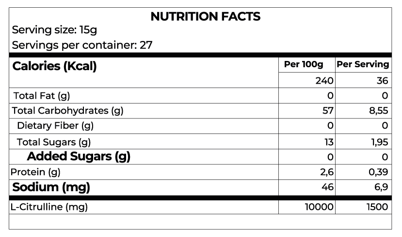 FUELMAX - Pre-entreno (sabor mandarina)