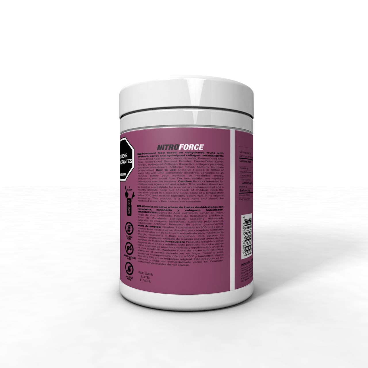 NITROFORCE - Nitratos (sabor frutos rojos)