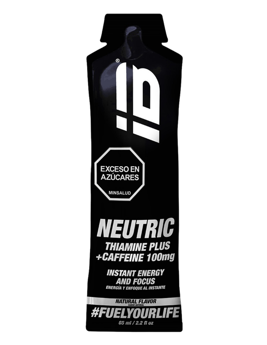 NEUTRIC GEL CAFEINA 100 mg + TIAMINA (sabor neutro) - 65 ml