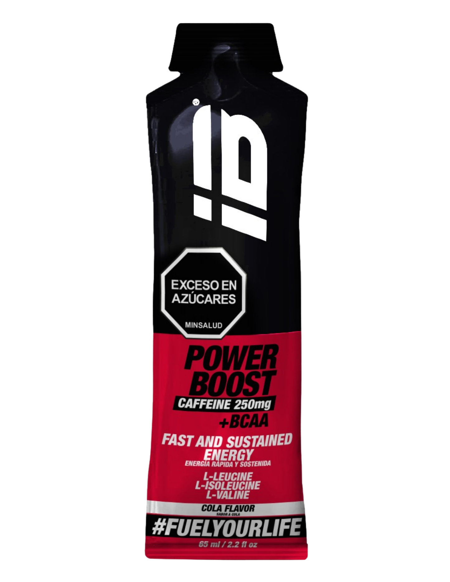 POWERBOOST GEL CAFEÍNA 250 mg + BCAA (sabor cola) - 65 ml